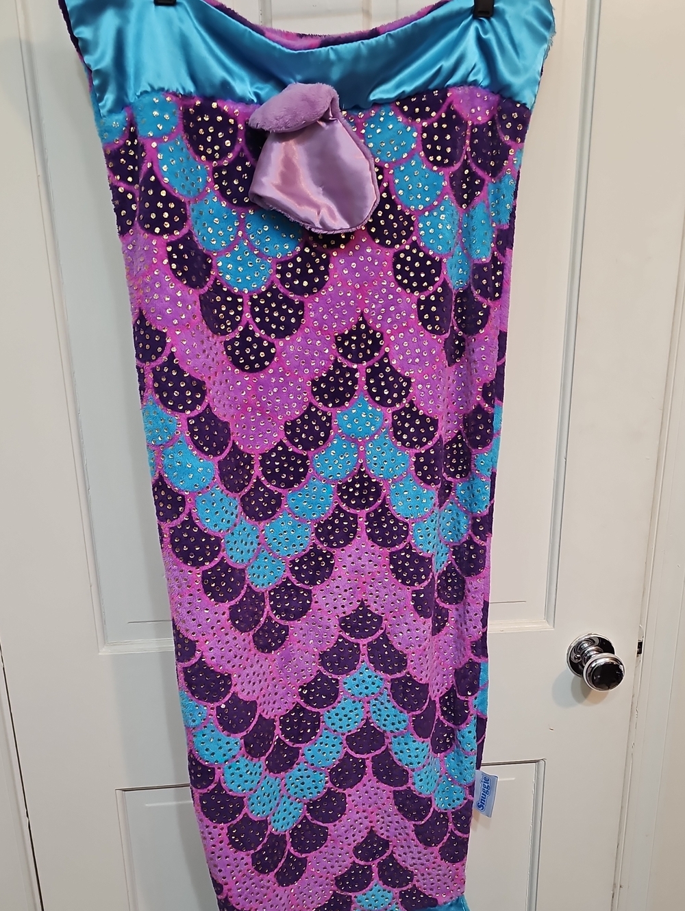 Girls' Mermaid Sequin Sleeper Bag - Purple & Turquoise